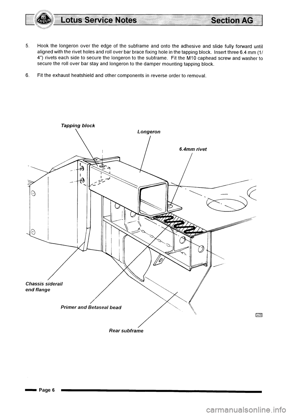 LOTUS ELISE 2001 Service Manual PDF LOTUS ELISE 2001 Service Manual PDF