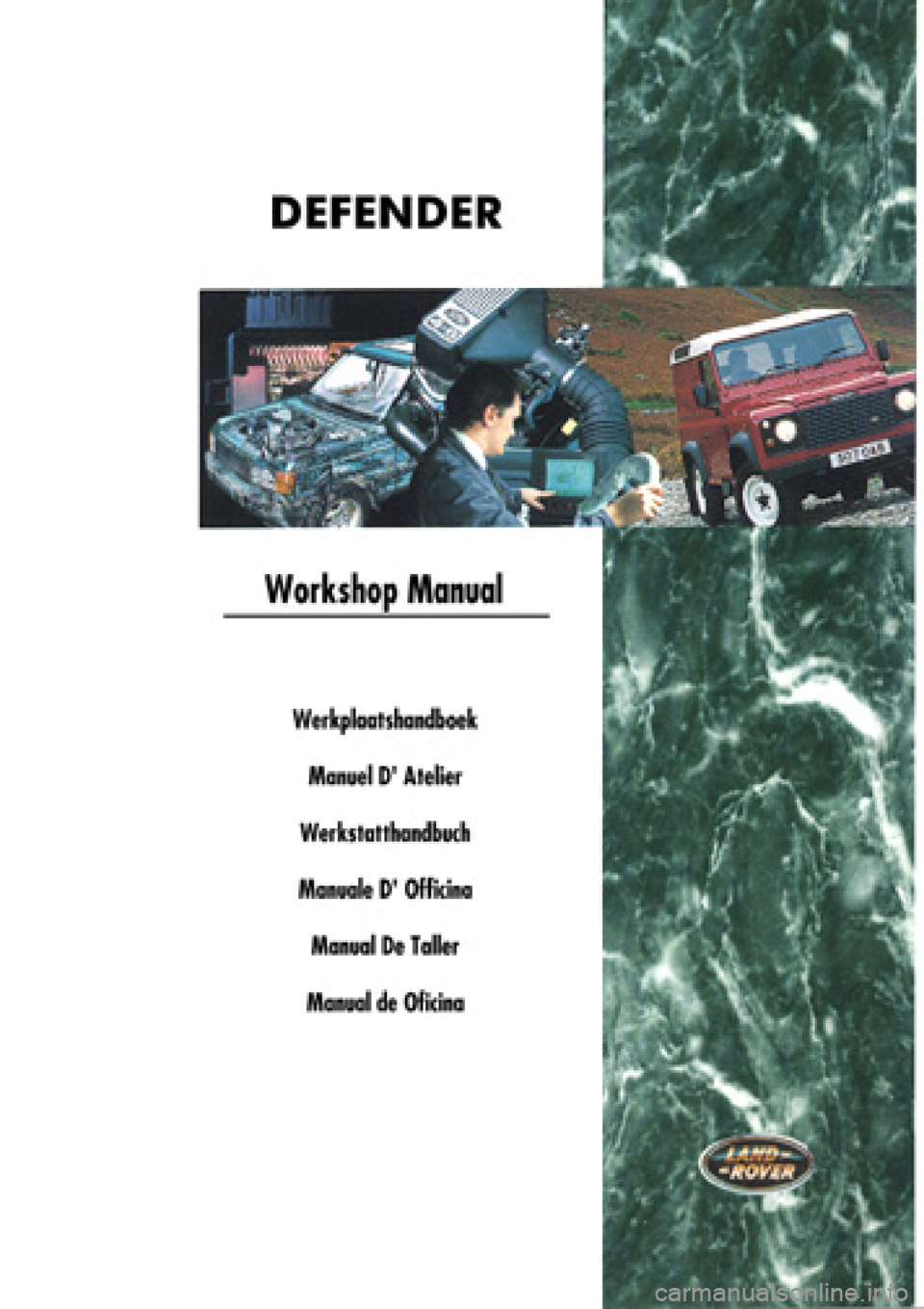 LAND ROVER DEFENDER 1996  Workshop Manual 