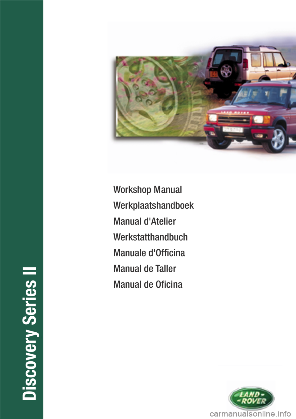 LAND ROVER DISCOVERY 2002  Workshop Manual 