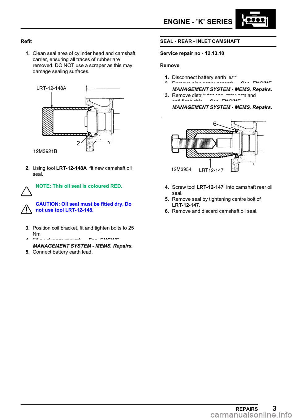 LAND ROVER FREELANDER 1998 Workshop Manual
LAND ROVER FREELANDER 1998 Workshop Manual

