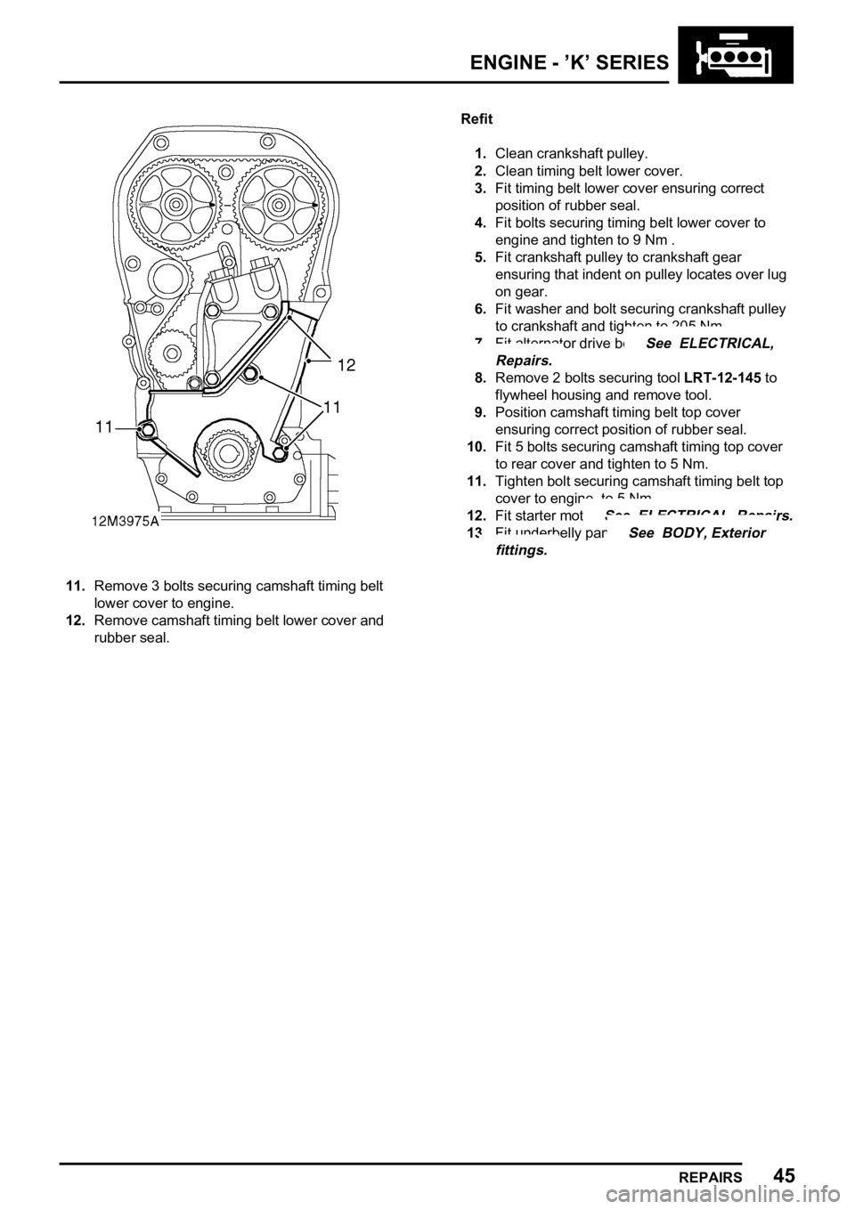 LAND ROVER FREELANDER 1998 Workshop Manual
LAND ROVER FREELANDER 1998 Workshop Manual
