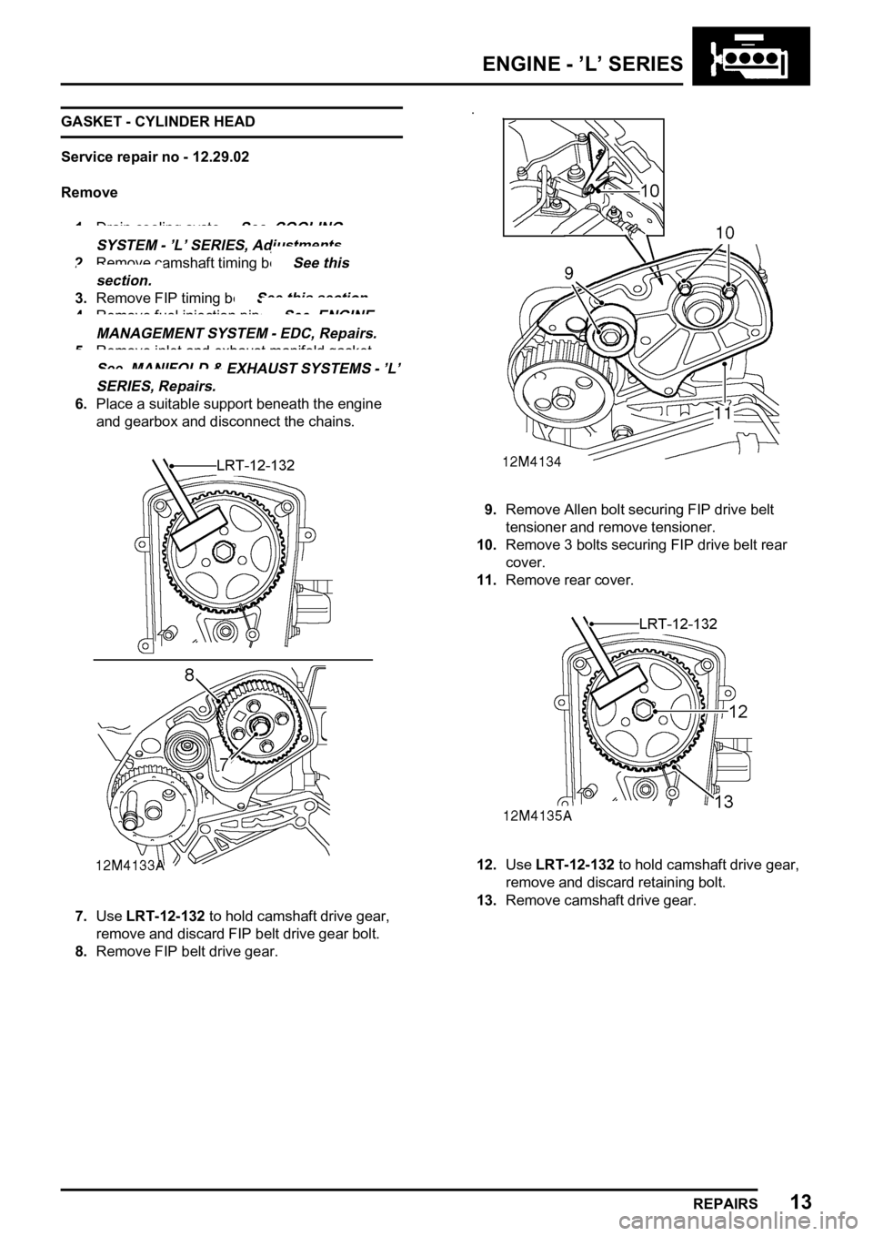 LAND ROVER FREELANDER 1998 Workshop Manual
LAND ROVER FREELANDER 1998 Workshop Manual
