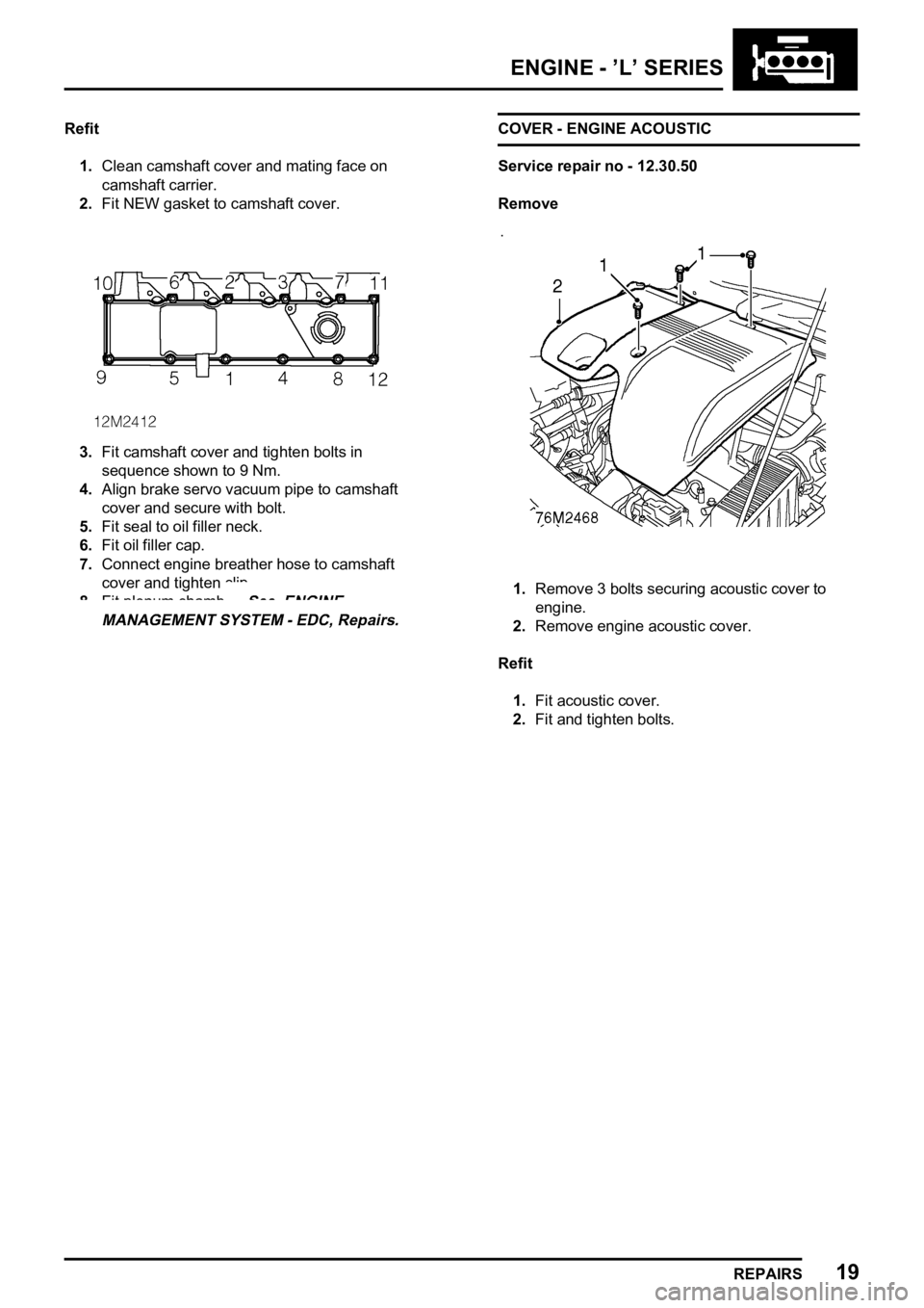 LAND ROVER FREELANDER 1998 Workshop Manual
LAND ROVER FREELANDER 1998 Workshop Manual
