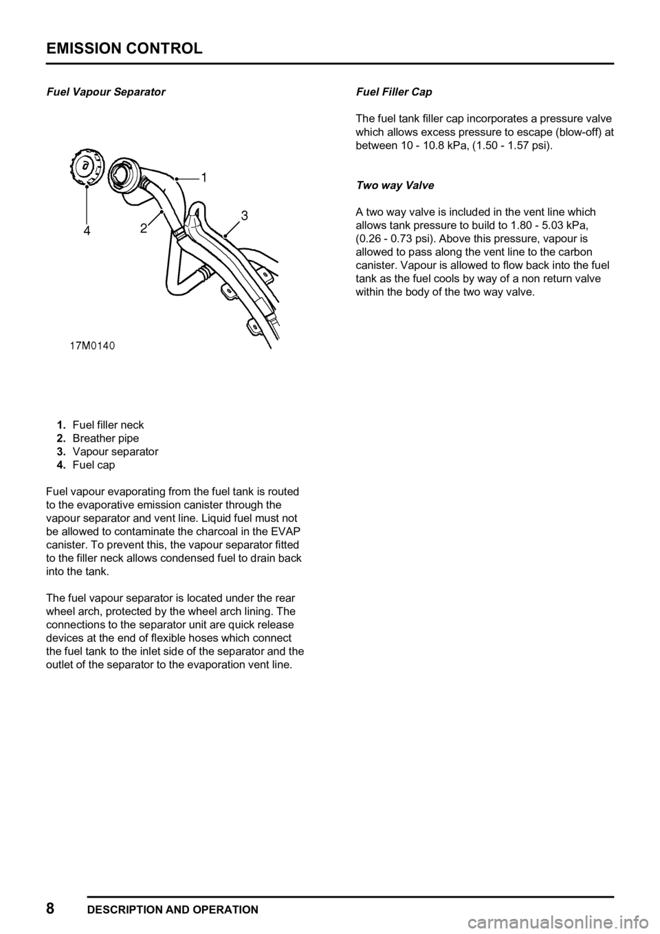 LAND ROVER FREELANDER 1998  Workshop Manual  
  
  
