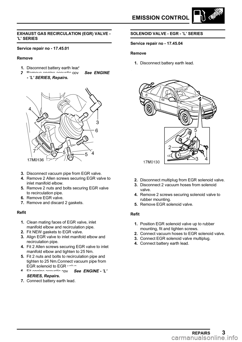 LAND ROVER FREELANDER 1998  Workshop Manual  

     
 