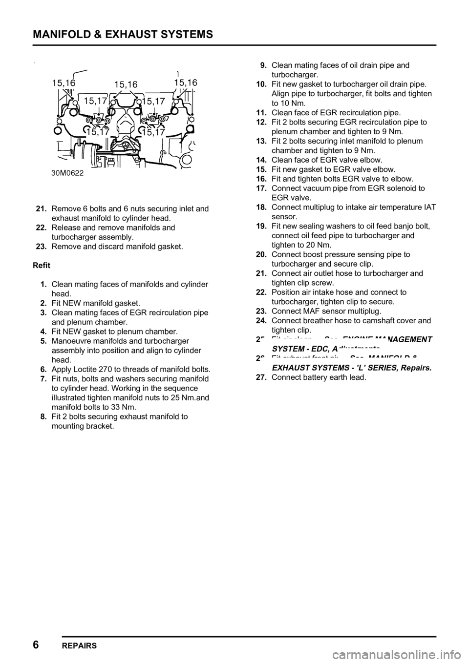 LAND ROVER FREELANDER 1998 Workshop Manual
LAND ROVER FREELANDER 1998 Workshop Manual
