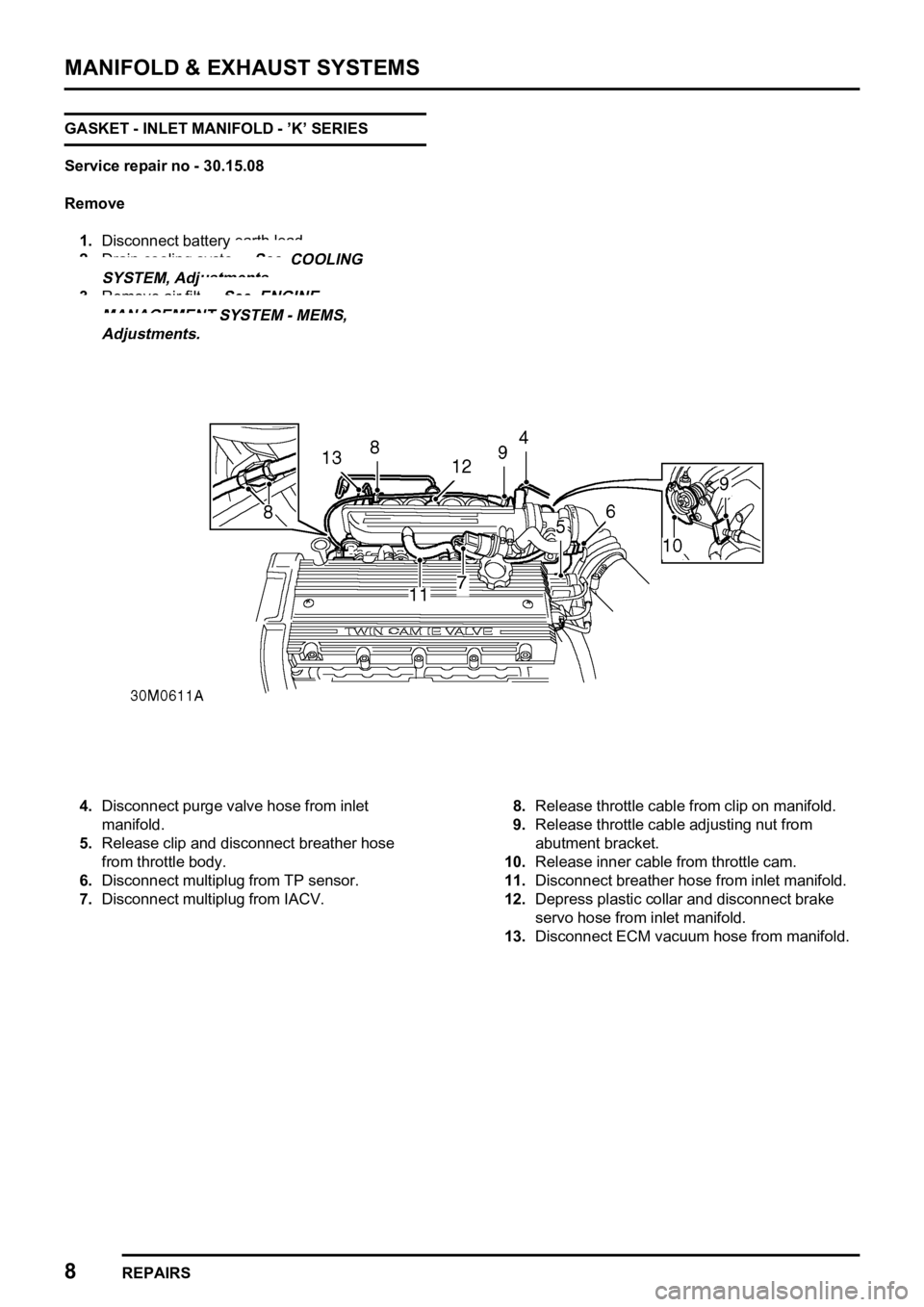 LAND ROVER FREELANDER 1998 Workshop Manual
LAND ROVER FREELANDER 1998 Workshop Manual
