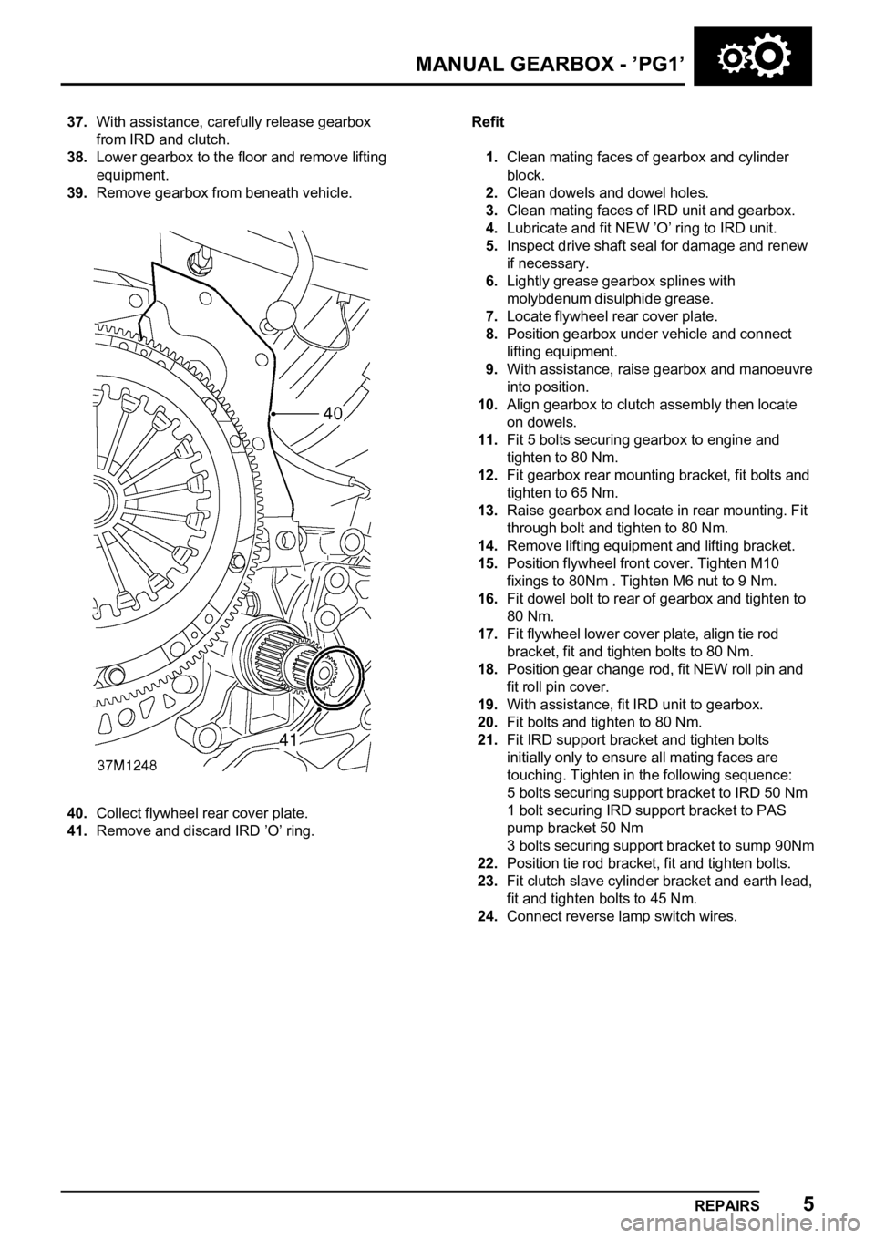 LAND ROVER FREELANDER 1998 Workshop Manual
LAND ROVER FREELANDER 1998 Workshop Manual
