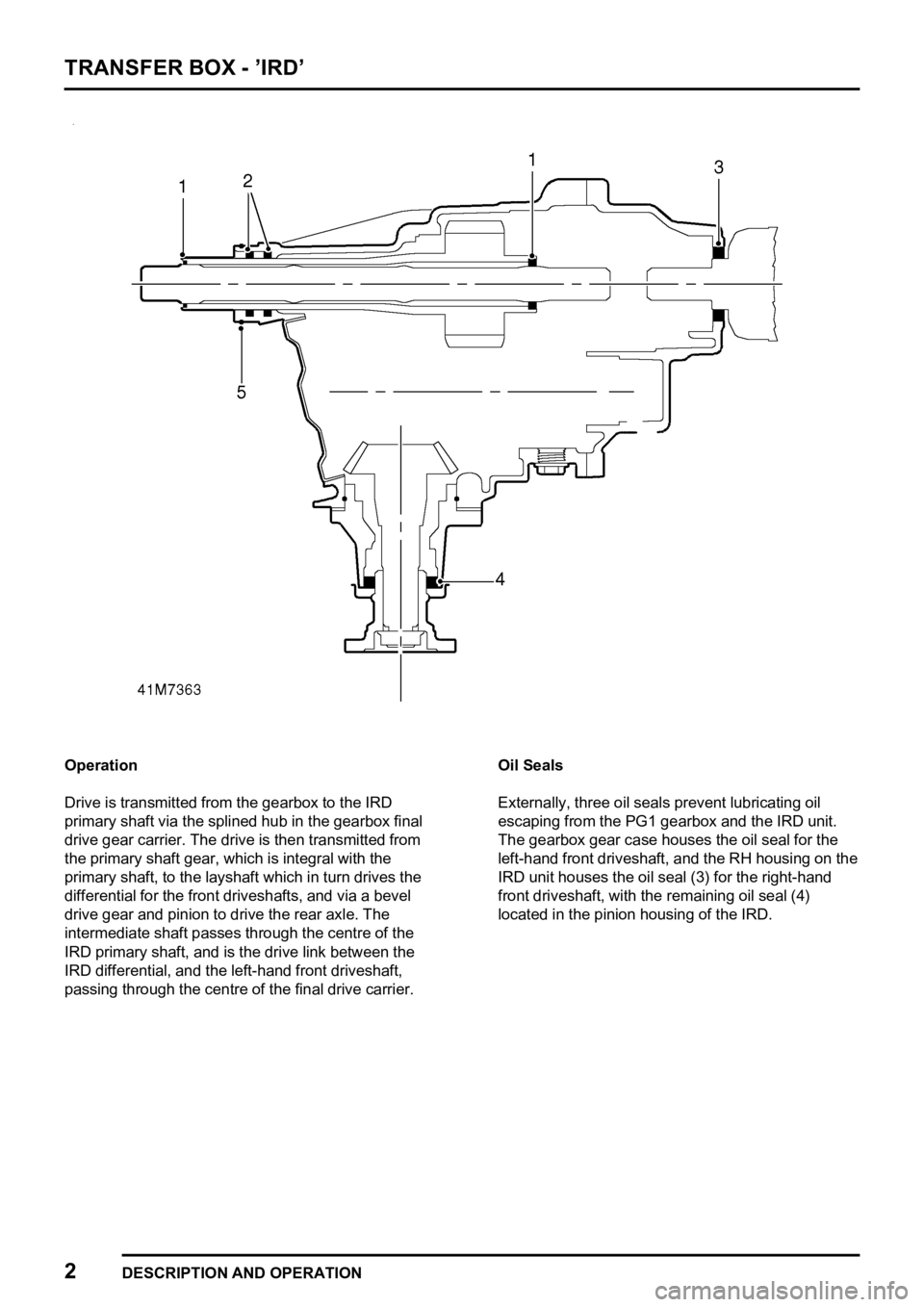 LAND ROVER FREELANDER 1998 Workshop Manual
LAND ROVER FREELANDER 1998 Workshop Manual
