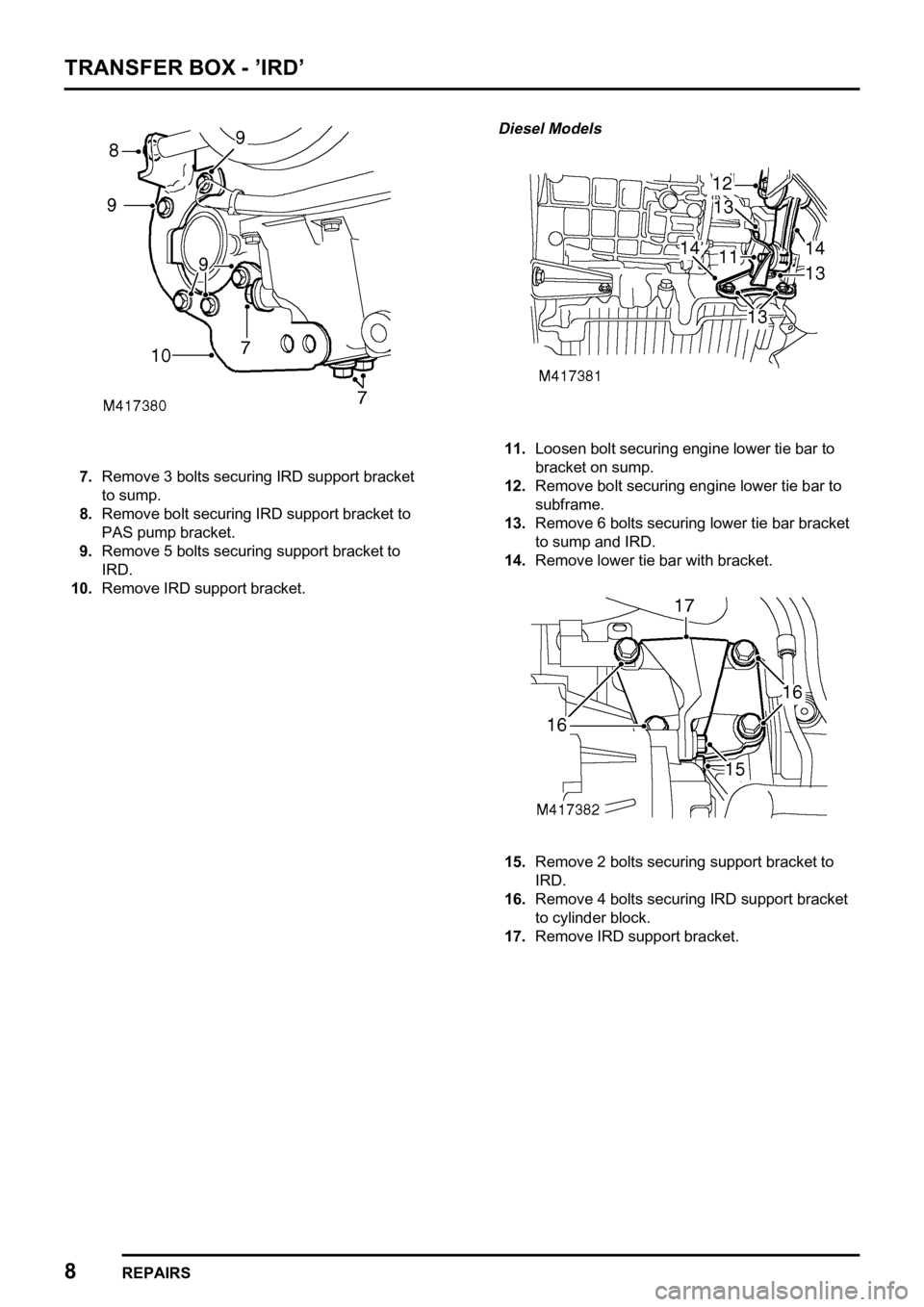 LAND ROVER FREELANDER 1998 Workshop Manual
LAND ROVER FREELANDER 1998 Workshop Manual
