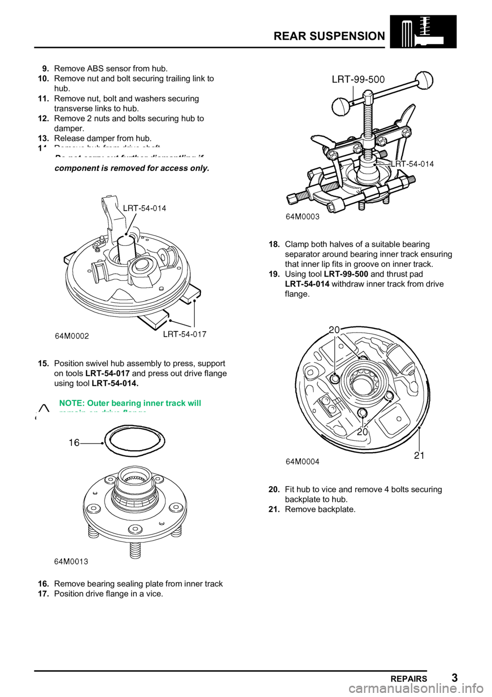 LAND ROVER FREELANDER 1998 Workshop Manual
LAND ROVER FREELANDER 1998 Workshop Manual
