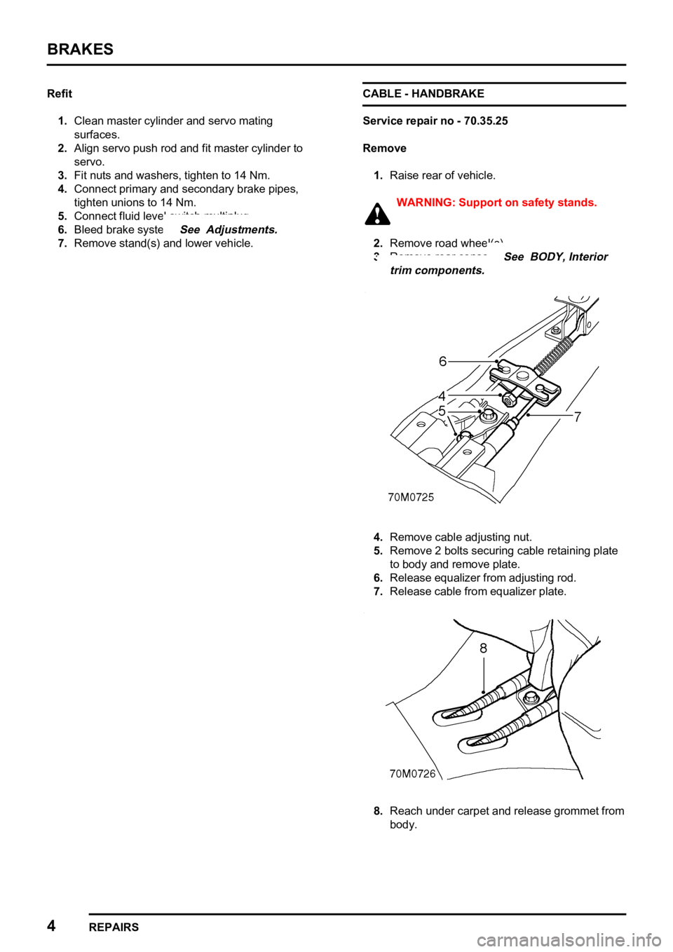LAND ROVER FREELANDER 1998 Workshop Manual
LAND ROVER FREELANDER 1998 Workshop Manual
