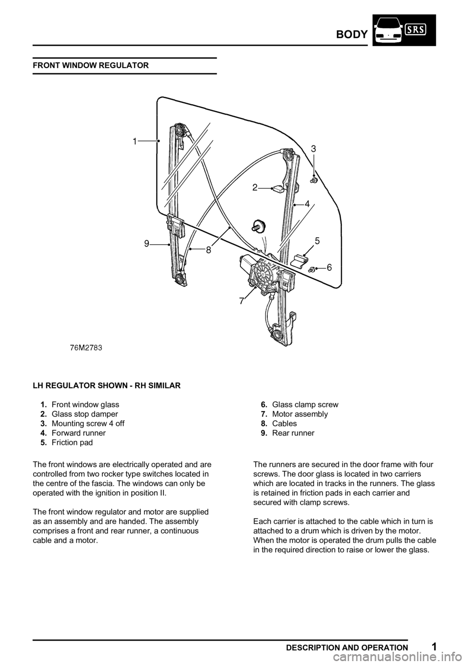LAND ROVER FREELANDER 1998 Workshop Manual
LAND ROVER FREELANDER 1998 Workshop Manual
