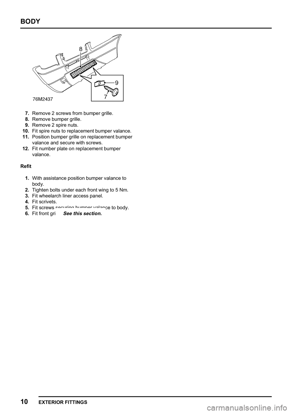 LAND ROVER FREELANDER 1998  Workshop Manual 
 
     
 