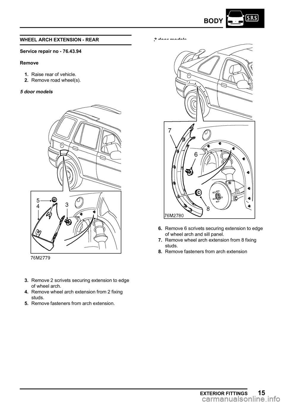 LAND ROVER FREELANDER 1998  Workshop Manual 
 
    
    
