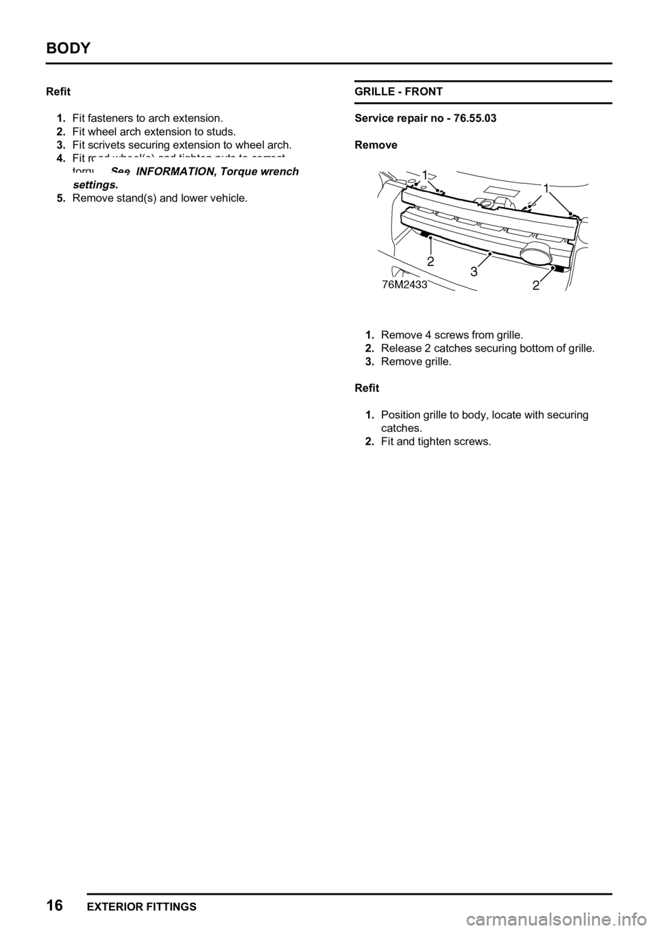 LAND ROVER FREELANDER 1998  Workshop Manual 
 

    
 