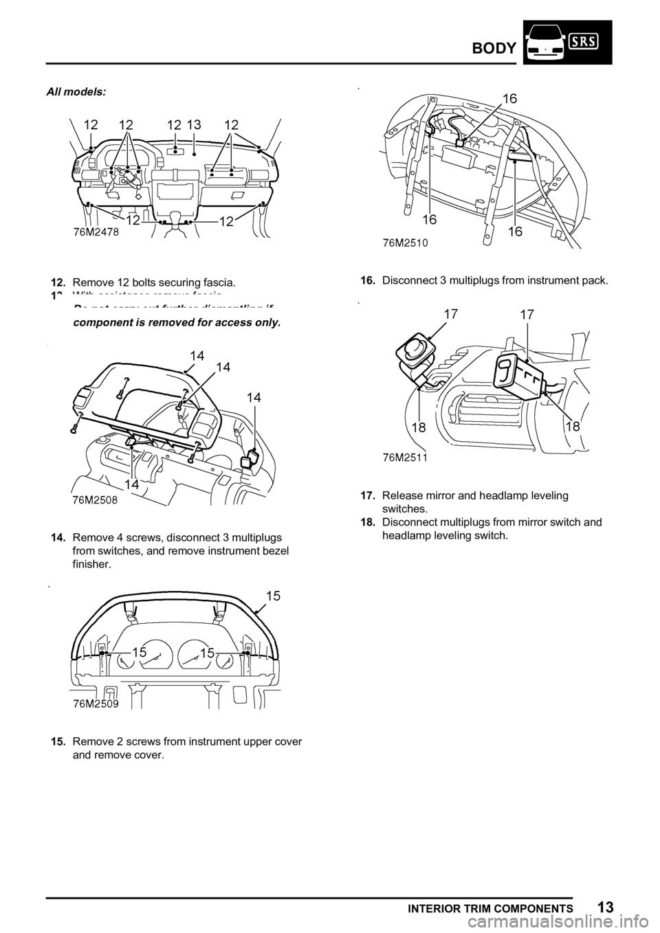 LAND ROVER FREELANDER 1998  Workshop Manual 
  
    
