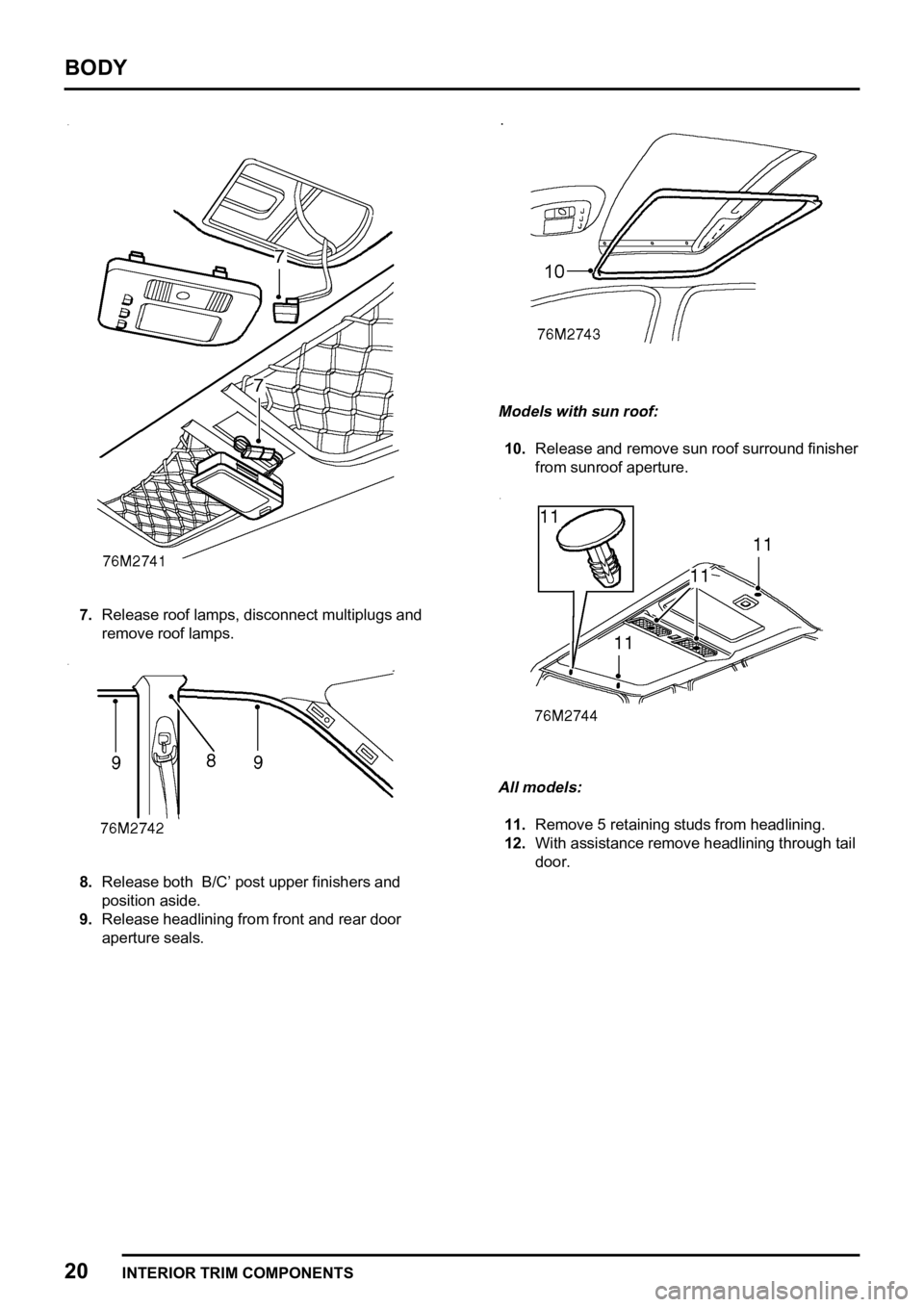 LAND ROVER FREELANDER 1998  Workshop Manual 
  
    