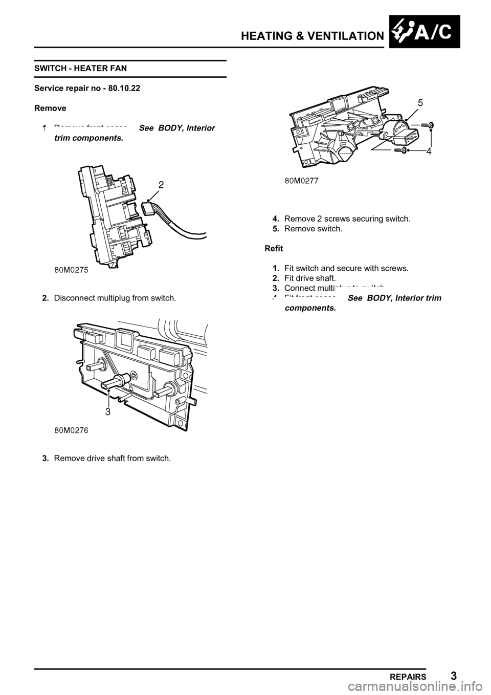 LAND ROVER FREELANDER 1998  Workshop Manual   

   
    