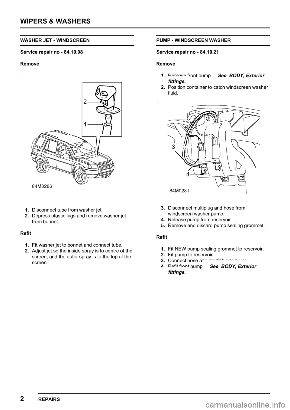 LAND ROVER FREELANDER 1998 Workshop Manual
LAND ROVER FREELANDER 1998 Workshop Manual
