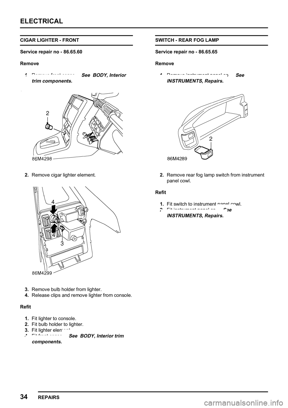 LAND ROVER FREELANDER 1998 Workshop Manual
LAND ROVER FREELANDER 1998 Workshop Manual
