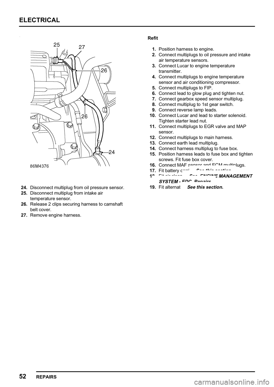LAND ROVER FREELANDER 1998 Workshop Manual
LAND ROVER FREELANDER 1998 Workshop Manual
