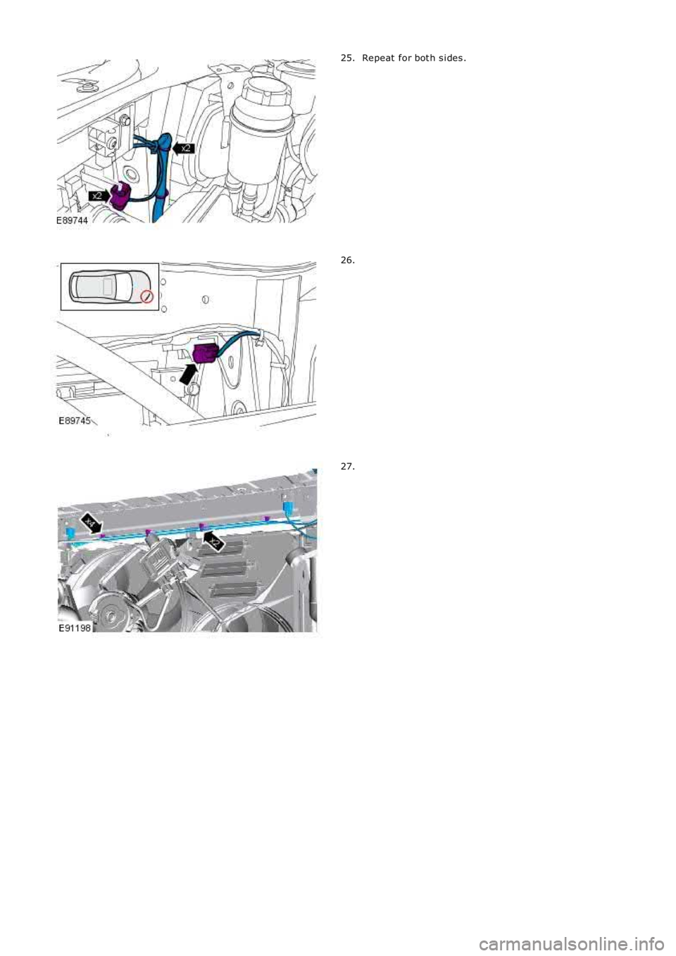 LAND ROVER FRELANDER 2 2006  Repair Manual Repeat  for bot h s i des .25.
26.
27. 