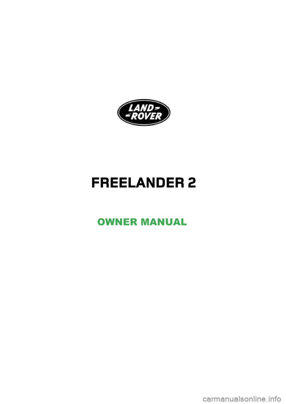 LAND ROVER FRELANDER 2 2006 Repair Manual R LAND ROVER FRELANDER 2 2006 Repair Manual R