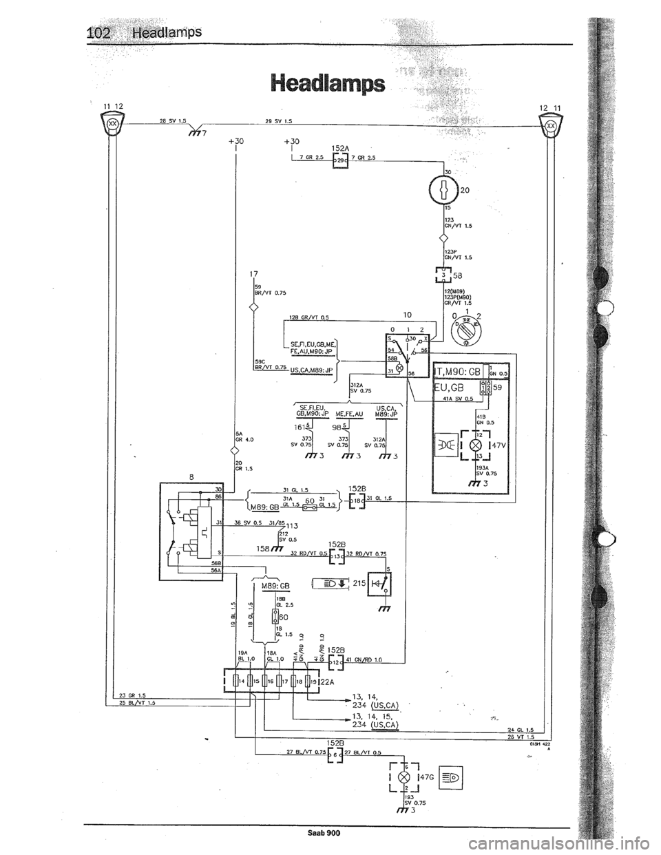 SAAB 900 1989  Service Manual Downloaded from www.Manualslib.com manuals search engine   