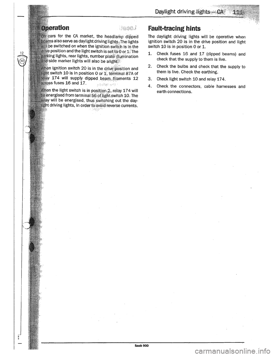 SAAB 900 1989 Service Manual Downloaded from www.Manualslib.com manuals search engine SAAB 900 1989 Service Manual Downloaded from www.Manualslib.com manuals search engine