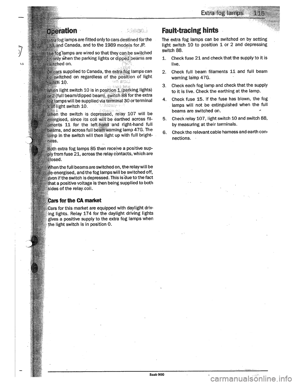 SAAB 900 1989 Service Manual Downloaded from www.Manualslib.com manuals search engine SAAB 900 1989 Service Manual Downloaded from www.Manualslib.com manuals search engine