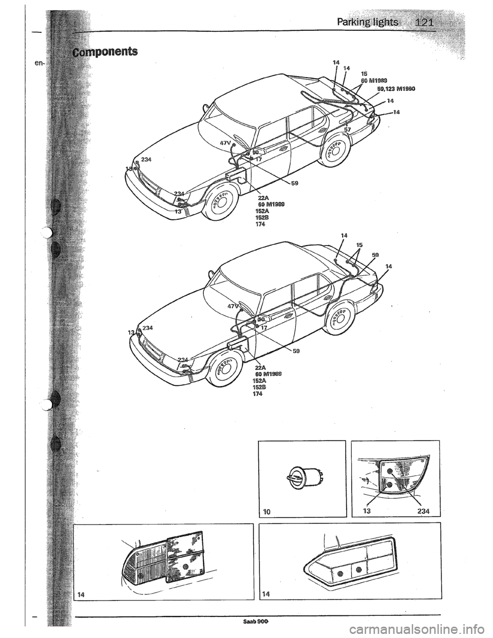 SAAB 900 1989  Service Manual Downloaded from www.Manualslib.com manuals search engine   