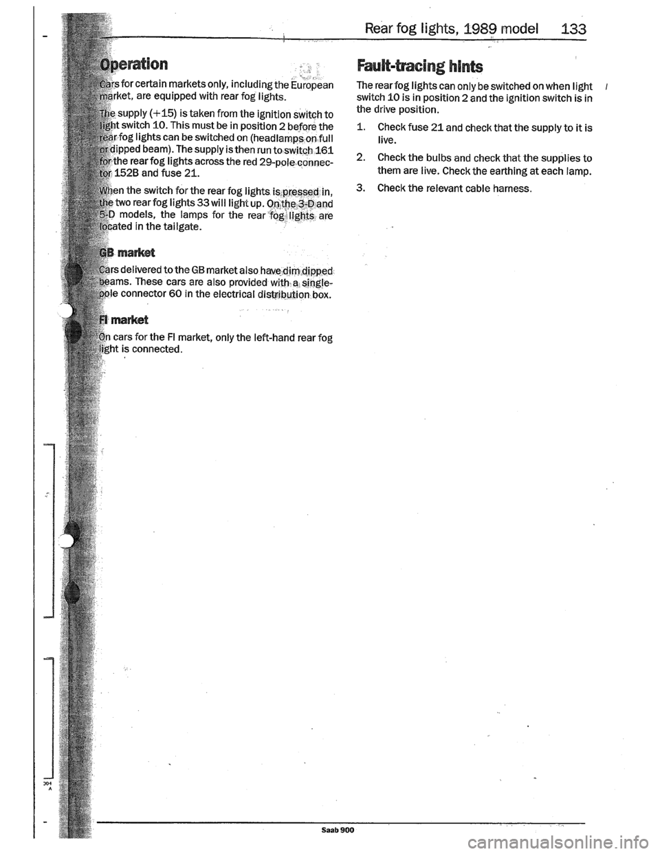 SAAB 900 1989 Service Manual Downloaded from www.Manualslib.com manuals search engine SAAB 900 1989 Service Manual Downloaded from www.Manualslib.com manuals search engine