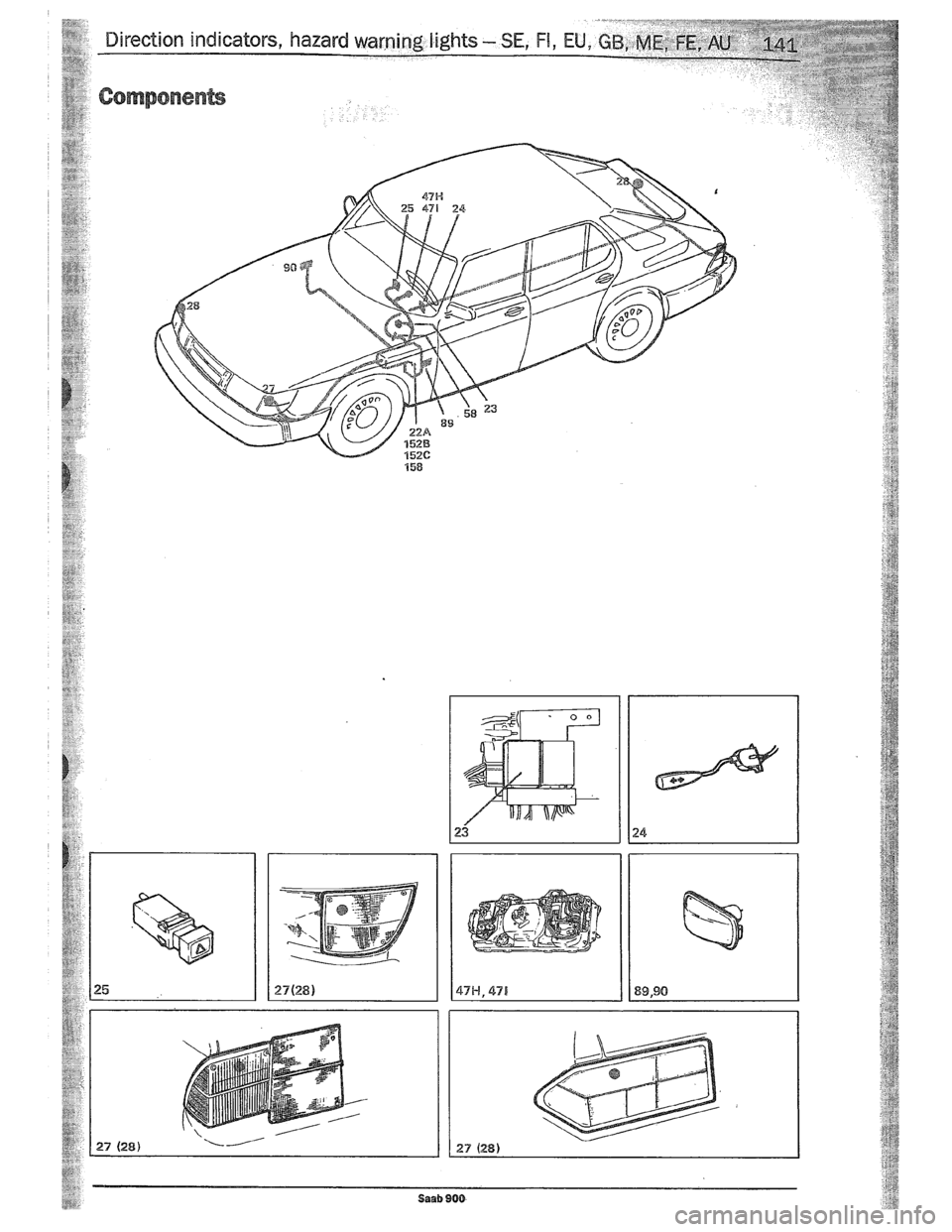SAAB 900 1989 Service Manual Downloaded from www.Manualslib.com manuals search engine SAAB 900 1989 Service Manual Downloaded from www.Manualslib.com manuals search engine