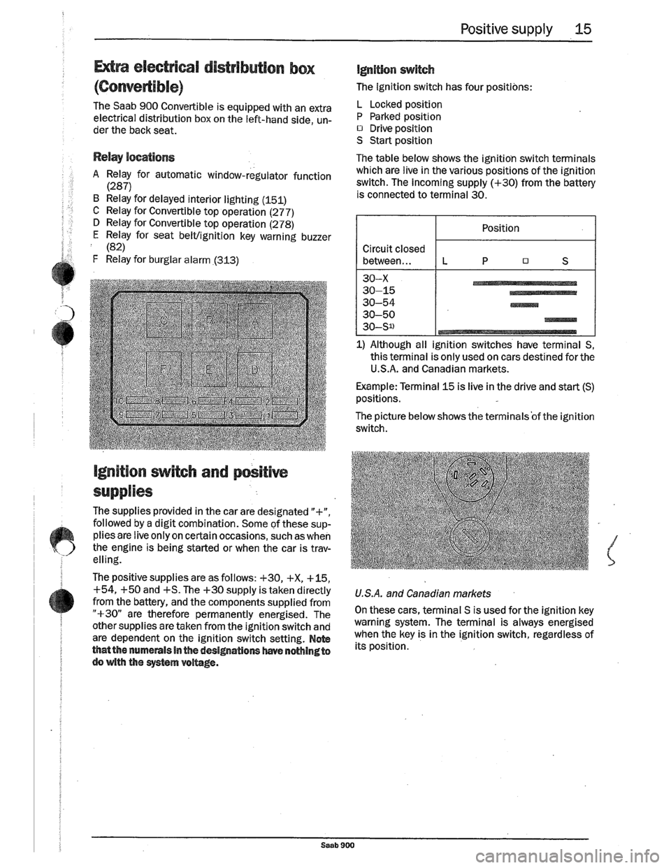 SAAB 900 1989 User Guide Downloaded from www.Manualslib.com manuals search engine   
