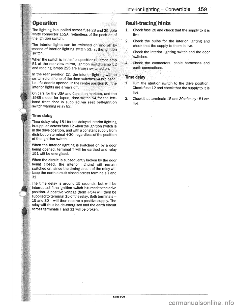 SAAB 900 1989  Service Manual Downloaded from www.Manualslib.com manuals search engine   