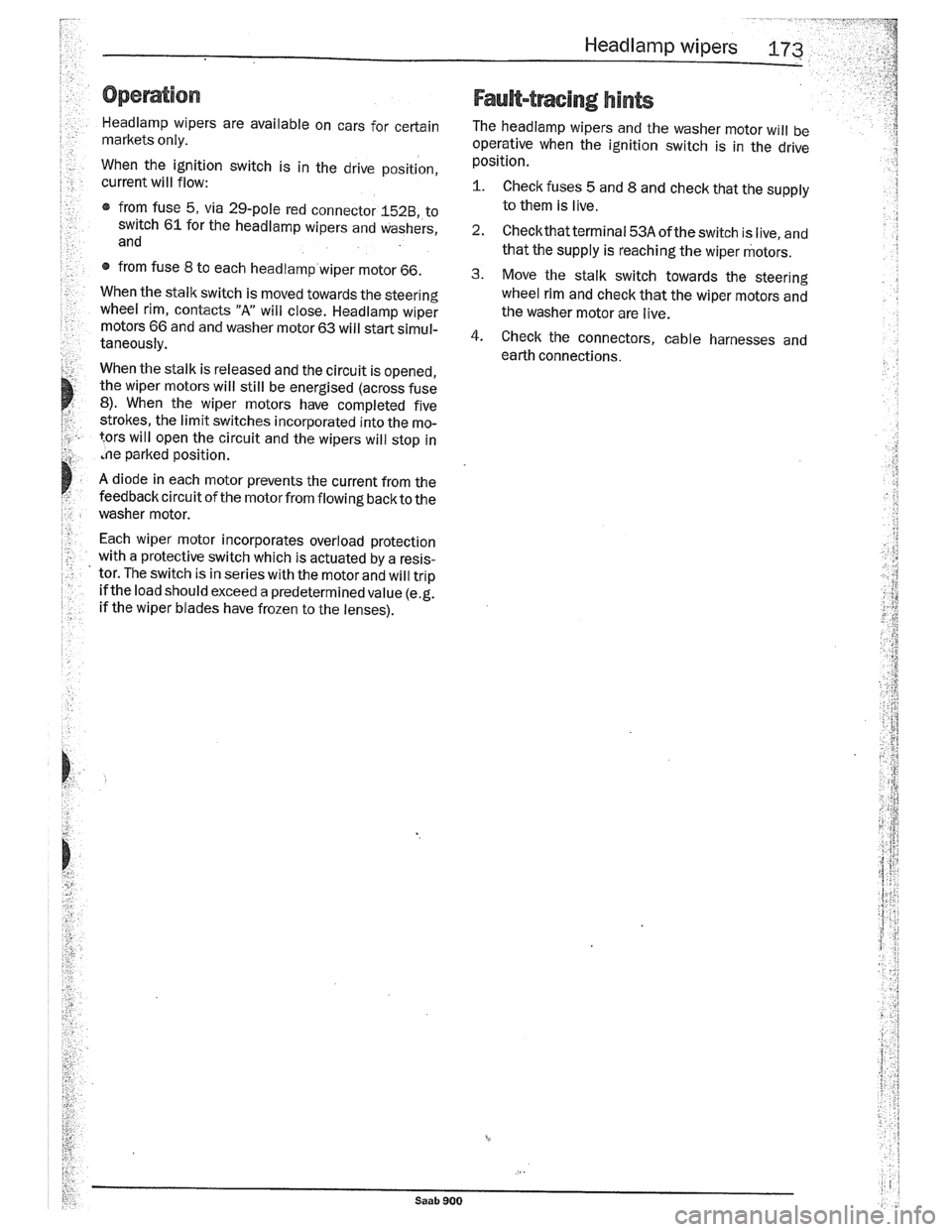 SAAB 900 1989  Service Manual Downloaded from www.Manualslib.com manuals search engine   