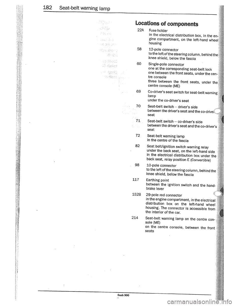 SAAB 900 1989  Service Manual Downloaded from www.Manualslib.com manuals search engine   