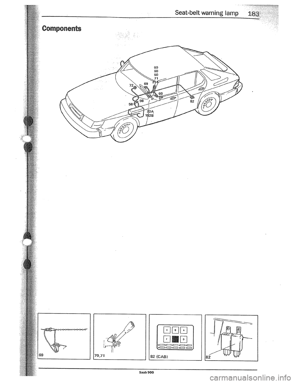 SAAB 900 1989  Service Manual Downloaded from www.Manualslib.com manuals search engine   