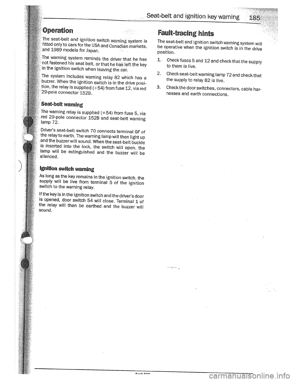 SAAB 900 1989  Service Manual Downloaded from www.Manualslib.com manuals search engine   