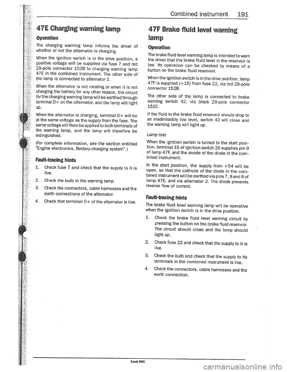 SAAB 900 1989  Service Manual Downloaded from www.Manualslib.com manuals search engine   