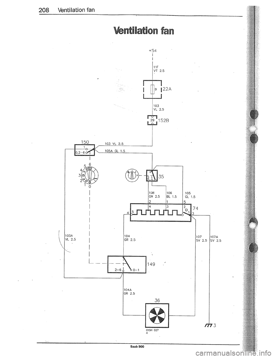 SAAB 900 1989  Service Manual Downloaded from www.Manualslib.com manuals search engine   