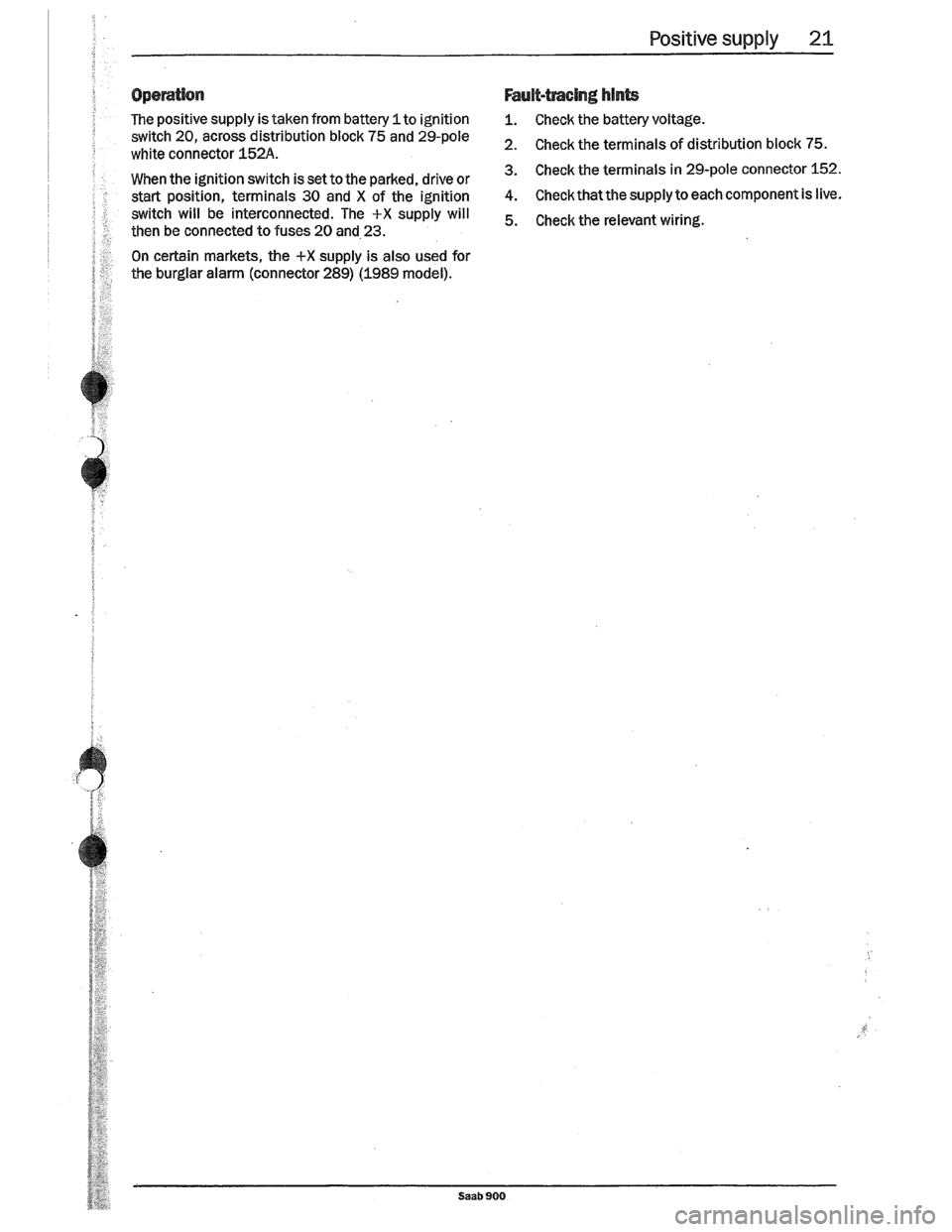 SAAB 900 1989 Owners Manual Downloaded from www.Manualslib.com manuals search engine SAAB 900 1989 Owners Manual Downloaded from www.Manualslib.com manuals search engine