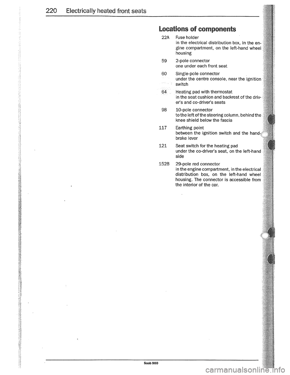 SAAB 900 1989  Service Manual Downloaded from www.Manualslib.com manuals search engine   