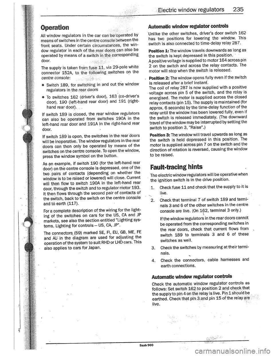 SAAB 900 1989  Service Manual Downloaded from www.Manualslib.com manuals search engine   