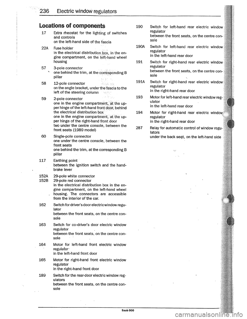 SAAB 900 1989  Service Manual Downloaded from www.Manualslib.com manuals search engine   