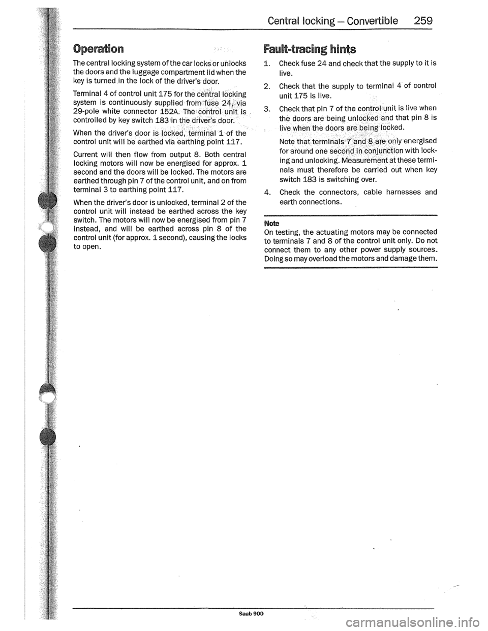 SAAB 900 1989  Service Manual Downloaded from www.Manualslib.com manuals search engine   
