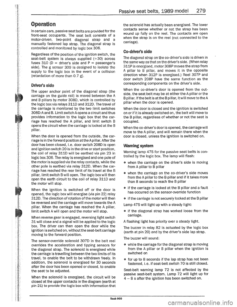 SAAB 900 1989  Service Manual Downloaded from www.Manualslib.com manuals search engine   