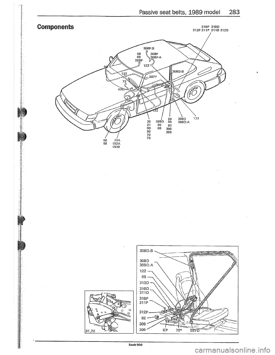 SAAB 900 1989  Service Manual Downloaded from www.Manualslib.com manuals search engine   