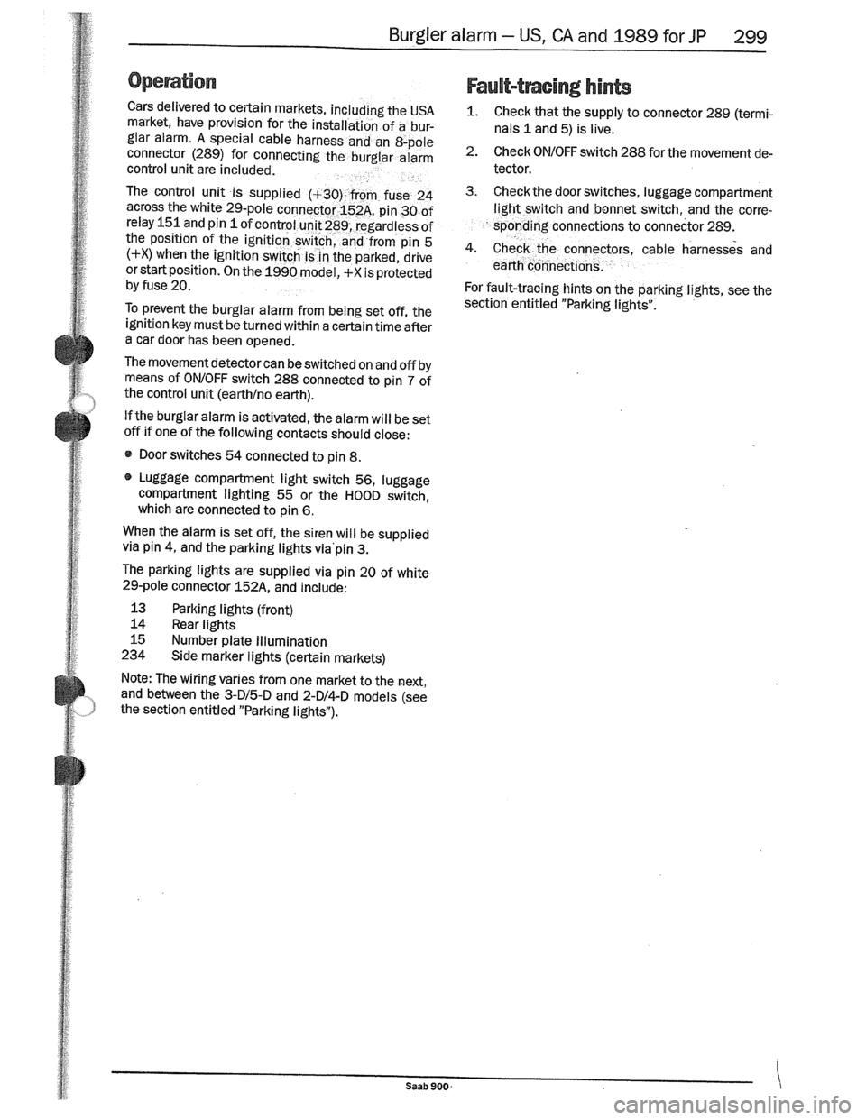 SAAB 900 1989  Service Manual Downloaded from www.Manualslib.com manuals search engine   